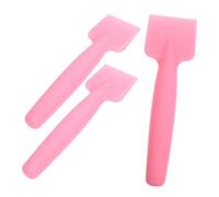 Gogogmee 3Pcs Silicone Makeup Spatulas for Cosmetic Mixing Professional Foundation Stirring Tools with Smooth Surface Non-deformable Design Comfortable Grip for Beauty Use