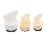 Gogogmee 3pcs Small Leakproof Hot Water Bag Stoppers Replacement Rubber Caps Sealing Rings for Hot Water Bottles, Portable Plug Set for Travel and Home Use