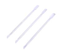 Gogogmee 3pcs Stainless Steel Nail Cuticle Spoon Pusher Dual End Manicure Pedicure Care Tool Kit for Removing Glue and Shaping Cuticles Professional Nail Cleaning and Art Preparation