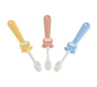 Gogogmee 3pcs Toothbrush Soft Bristles Non Slip Handle Gentle Gum Care Tiny Brush Heads for Comprehensive Oral Cleaning Travel Use