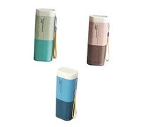 Gogogmee 3pcs Travel Toothbrush Storage Case Portable Teeth-Brushing Tool Holder for Camping Outdoor Use Includes and Wash Cups Keep Your Toothbrush and Toothpaste Clean and Tidy