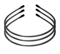 Gogogmee 3pcs Unisex Spiral Shape Slip Hairpin for Sports Invisible Wave-shaped Hairband for Man Woman Hair Accessories