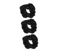 Gogogmee 3pcs Velvet Glitter Hair Scrunchies for Women Soft Elastic Sparkly Sequin Ponytail Holders Comfortable Non-slip Stretch Hair Ties for Weddings Parties Everyday Use