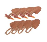 Gogogmee 4 Pairs Resin Sew Toggle Buttons Decorative Coat Closure Replacement for Jackets Cardigans Wear Resistant Rope Sewing Accessories