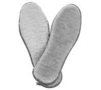 Gogogmee 4 Pairs Thickened Plush Shoe Insoles Women Warm Thermal Cushioned Boot Liners Non-Slip Soft Inner Soles for Winter Ski Boots Cozy Foot Support