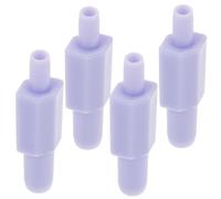 Gogogmee 4 pcs Electric Breast Pump Tube Fittings Compatible with Multiple Brands and Portable Hose Connectors for Nursing Moms Lightweight and Compact Accessories