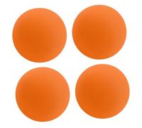 Gogogmee 4 Pcs High Bounce Squash Training Balls Orange Mini Rubber Balls for Beginners Portable Reaction and Reflex Practice for Indoor Outdoor Sports