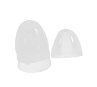 Gogogmee 4 Pcs Wide Neck Bottle Caps Plastic Lids Replacement Feeding Bottles Accessory Dustproof Cover for Newborns Easy to Use Secure Seal