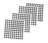 Gogogmee 4 Sheet Dots Scanning Marker Circles with Diffuse Reflection for Precise Optical Tracking and Reference Point Markers in Industrial Design Medical Research and Animation