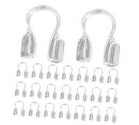 Gogogmee 400pcs U Shape Wire Guard Jewelry Thread Protectors for Earring Bracelet Necklace Making Precise Positioning DIY Accessories for Stable Crafting and Use