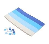 Gogogmee 4050pcs Gradient Blue Origami Star Paper Strips, Double-Sided Lucky Folding Paper for Large Origami Stars, Crafting DIY Arts Supplies for Handmade Decorations