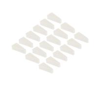 Gogogmee 40pcs Beige Triangular Cosmetic Makeup Wedges Made of Soft Sponge for Reusable Use, for Reaching Hard-to-reach Areas on The Go Touchups