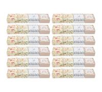 Gogogmee 40Pcs DIY Paperboard Soap Boxes Kraft Handmade Soap Packaging Cases Easy Assembly Reusable Eco-friendly for Homemade Packing and Business Use