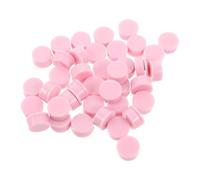 Gogogmee 40pcs Nail Art Rotary Bearing Nails Plastic Rotary Bearing DIY Crafting Charms High-speed Rotating Shaft Decor Plastic Tool Rings Pink