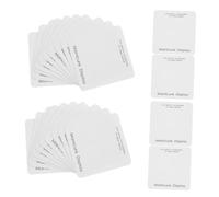 Gogogmee 40pcs Nail Salon Display Cards Thickened Press Nail Tips Organizer for Art Sample Storage and Manicure Presentation Practical Supply for Home and Professional Use