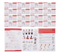 Gogogmee 40pcs Pocket Guide for Backpacking - Outdoor Survival Manual with Emergency Safety Tips, Self-Rescue Techniques, and Compact Accident Book for Wilderness Use