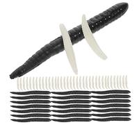 Gogogmee 40Pcs Realistic Simulation Maggot for Halloween Pranks Parties Fake Party Favor for Fun Tricks Disgusting Fake Insects for Scaring Friends Family