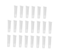 Gogogmee 40Pcs Soft Lip Balm Tubes Refillable Containers for Women DIY Lip Gloss Pomade Packing Tubes Transparent