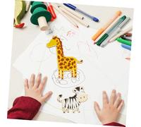 Gogogmee 40pcs Unfinished Animal Wood Cutouts DIY Craft Slices Wooden Animal Shapes for Painting Home Festival Decoration Premium Wood