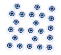 Gogogmee 45pcs Blue Plastic Safety Eyes with Washers for Doll DIY Crafting Crochet Stuffed Animals Puppets and Halloween Decorations Realistic Round Eyeballs for Making