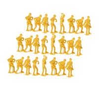 Gogogmee 45Pcs Miniature Worker Figure Set Realistic Engineering Models for Micro Landscape Play Educational Use Creative Imagination for Construction Enthusiasts