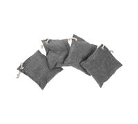 Gogogmee 4PCS Bamboo Charcoal Odor Absorber Bags Closet Deodorizer for Spaces Natural Air Freshener for Shoes Gym Bags and Cabinets Reusable Durable
