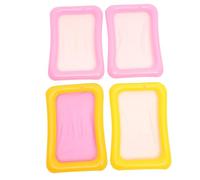 Gogogmee 4Pcs Beach Sand with Ocean Creature Molds and Sand Tray Mats for Creative Play Cognitive Development Random Colors Easy to Use Random Color