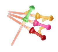 Gogogmee 4pcs Bubble Sword Wands for Safe Outdoor Bubble for Parties and Play for Birthday Favors and Beach Fun Random Color
