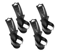 Gogogmee 4pcs Car Headrest Cup Holder Abs Plastic Beverage Storage Organizer for Backseat Drinks and Items Firm Clamping Car Drink Stand Rack for Coffee Mugs and Water Bottles