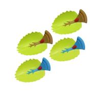 Gogogmee 4Pcs Cartoon Faucet Extenders for Bath Tap Extension with Soft Water Flow Splash-reducing Hand Wash Faucet Extension in Assorted Blue and Brown Colors Bathroom Accessory