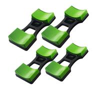 Gogogmee 4Pcs Compact Dumbbell Rack Set Lightweight Durable Dumbbell Holder for Home Gym Storage Includes Small Large Brackets for Weight Organization and Protection