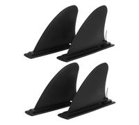 Gogogmee 4pcs Detachable Inflatable Paddleboard Fin Stabilizers for Sup Kayak Canoe Tail Rudder Replacement Fins with Quick Plug Design for Shallow and Turbulent Water Steering