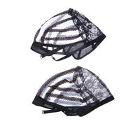 Gogogmee 4pcs Elastic Wig Nets for Women Men Hair Net for Wigs Bun Crochet Invisible Hair Cap