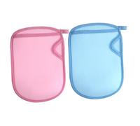 Gogogmee 4Pcs Exfoliating Shower Gloves Pva Bathing Mitts for Deep Skin Cleansing and Dead Skin Removal Soft Gentle Scrubbing Bath Gloves for Women and Men Bathroom Spa Body Scrubber