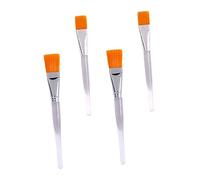 Gogogmee 4pcs Facial Mask Applicator Brush Ergonomic Design for Even Application Soft and Washable Beauty Brush for Use