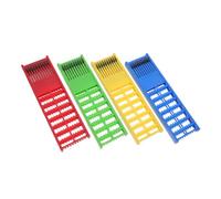 Gogogmee 4pcs Fishing Hook Holder Rack Weather-resistant Tackle Organizer with Secure Hook and Line Storage Easy Assembly Fishing Gear Management for Outdoor Anglers