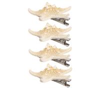 Gogogmee 4pcs Hairpin Hold Seashell Hair Accessories Curly Seashells Hair Beach for Women Size Nautical Little Girl Ocean Random Color