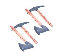 Gogogmee 4pcs Inflatable Lumberjack Axe Props Lightweight Halloween Dress Up Accessories for Party Cosplay with Realistic Design and Reusable Safe Materials