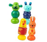 Gogogmee 4Pcs Interactive Building Blocks Screws Matching for Preschool Engaging Cognitive Plaything for Boys and Develops Intelligence and Practical Skills