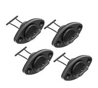 Gogogmee 4Pcs Kayak Drain Plug Black Scupper Plug for Canoe Boat Drainage Water Stopper for Use Simple Installation for Seamless Operation