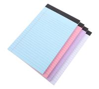 Gogogmee 4pcs Legal Pads Lined Writing Pads with Easy Tear Pages Colored Memo Notepads for School College Office Business Note Taking and Organized To-do Lists