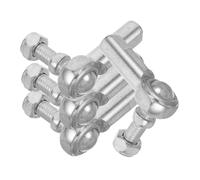 Gogogmee 4pcs M8 Tie Rod Ball Joints for Atv Quad Bike, Metal Control Arm Ends Replacement for 47/49cc Models, Enhances Stability and Fuel Economy, for Desert Adventures and Demanding Random Color