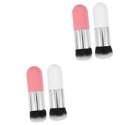 Gogogmee 4pcs Makeup Brush Premium Synthetic and Blush Brush Ergonomic Design for Smooth Application for Professional Makeup Artists and Everyday Use