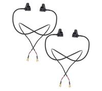 Gogogmee 4pcs Motorcycle Brake Switch Wire Foot Power Cutoff Switch for Improved Safety and Battery Conservation Easy Installation for Motorbike Repair Supplies