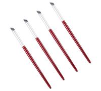 Gogogmee 4pcs Nail Art Brush for Manicure Nail Gel Painting Flexible Bristles for Fine Line Drawing and Pattern Design Professional DIY