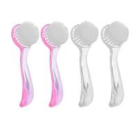 Gogogmee 4pcs Nail Cleaning Brushes with Cover Ergonomic Handle Grip Fingernail Brush for Effortless Nail Care and Cleaning Pink Options