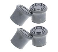 Gogogmee 4Pcs Non-Slip Shower Chair Replacement Rubber Feet Pads for Bath Stool, Toilet Chair and Walking Cane, Sturdy Rubber Leg Tips for Bathroom Mobility Aids