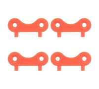 Gogogmee 4pcs Nylon Gas Cap Key Tool for Boat Gas Deck Fill Plate Yacht Fuel Tank Switch Key Lightweight Accessory