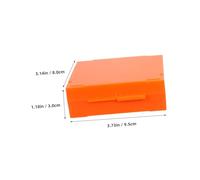 Gogogmee 4pcs Plastic Slide Storage Box Microscope Slide Holder Laboratory Specimen Organizer for Histology Medical Research Classroom Use