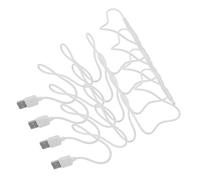 Gogogmee 4pcs Portable Water Flosser USB Charging Cable Cord for Cordless Oral Irrigators Fast Charging with Secure Connection Lightweight and Compact for Home and Travel Use